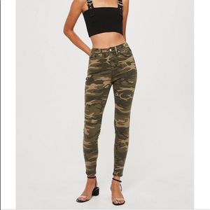 Top shop Camo Jamie jeans